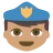 Police Officer: Medium Skin Tone