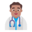 Man Health Worker: Medium Skin Tone