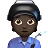 Factory Worker: Dark Skin Tone