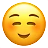 白い笑顔
