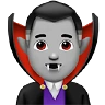 Man Vampire: Medium-Light Skin Tone Emoji 🧛🏼‍♂️ image - Apple style
