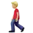 Man Walking: Medium-Light Skin Tone