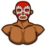 People Wrestling: Medium-Dark Skin Tone Emoji 🤼🏾 image - Emojidex style