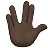 Vulcan Salute: Dark Skin Tone