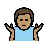 Man Shrugging: Medium Skin Tone
