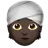 Person Wearing Turban: Dark Skin Tone