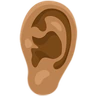 Ear: Medium Skin Tone Emoji 👂🏽 image - Facebook Messenger (2016) style