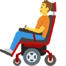 Person In Motorized Wheelchair Emoji 🧑‍🦼 image - Skype style