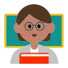 Teacher: Medium Skin Tone Emoji 🧑🏽‍🏫 image - Tossface style