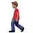 Man Walking: Medium Skin Tone