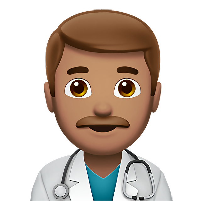 Man Health Worker: Medium Skin Tone