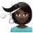 Person Getting Haircut: Dark Skin Tone