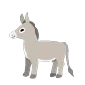 Burro Emoji 🫏 image - Google Noto Color Animated style