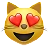 Smiling Cat With Heart-Eyes