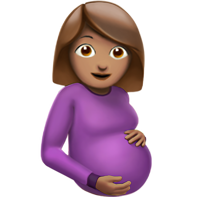Pregnant Woman: Medium Skin Tone