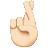 Crossed Fingers: Light Skin Tone