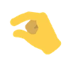 捏手 Emoji 🤏 image - Skype style