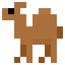 Emoji Dromedario Cammello 🐪 image - SerenityOS style