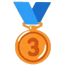 3Rd Place Medal Emoji 🥉 image - Google Noto Color Animated style