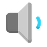 扬声器有一个声波 Emoji 🔉 image - Skype style