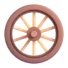 Wheel Emoji 🛞 image - Microsoft 3D Fluent style