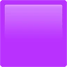 Quadrado roxo grande Emoji 🟪 image - Apple style