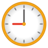 Zifferblatt neun Uhr Emoji 🕘 image - Emojidex style