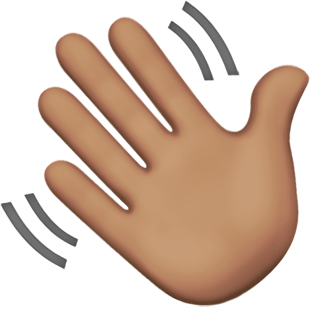 Waving Hand: Medium Skin Tone