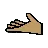 Palm Up Hand: Medium Skin Tone