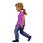 Woman Walking: Medium Skin Tone