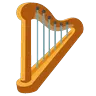 Harpe Emoji 🪉 image - Google Noto Color Animated style