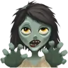 Woman Zombie Emoji 🧟‍♀️ image - Apple style