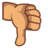 Thumbs Down: Medium Skin Tone