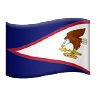 Flag: American Samoa Emoji 🇦🇸 image - Apple style