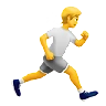 Person Running Facing Right Emoji 🏃‍➡️ image - Apple style