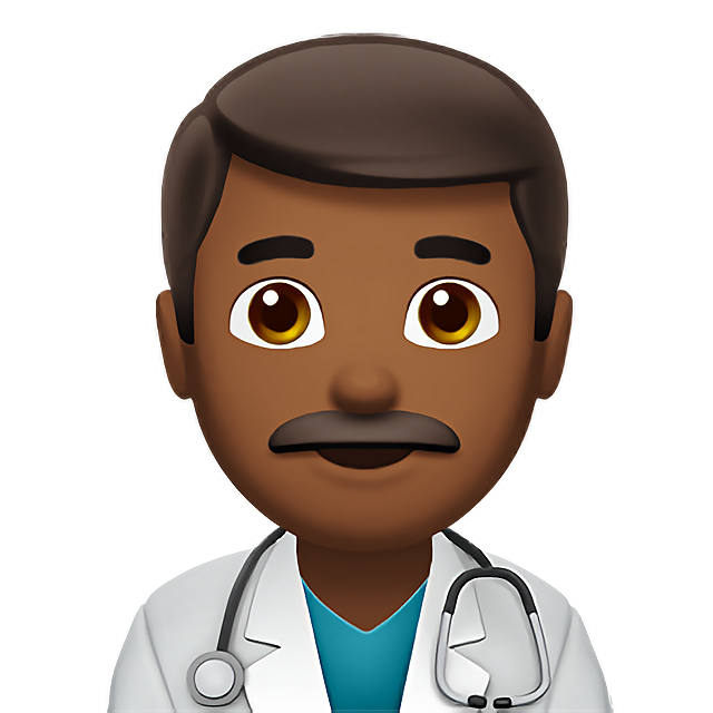 Man Health Worker: Medium-Dark Skin Tone