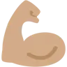 Flexed Biceps: Medium Skin Tone Emoji 💪🏽 image - Twitter / X (Twemoji) style