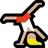 Person Cartwheeling: Medium-Light Skin Tone