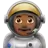 Man Astronaut: Medium-Dark Skin Tone