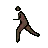 Person Running: Dark Skin Tone