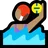 Woman Playing Water Polo: Medium Skin Tone