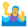 Woman Playing Water Polo Emoji 🤽‍♀️ image - Microsoft Classic 2D style