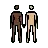 Woman And Man Holding Hands: Dark Skin Tone, Medium-Light Skin Tone
