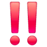 Double point d'exclamation Emoji ‼ image - Samsung style