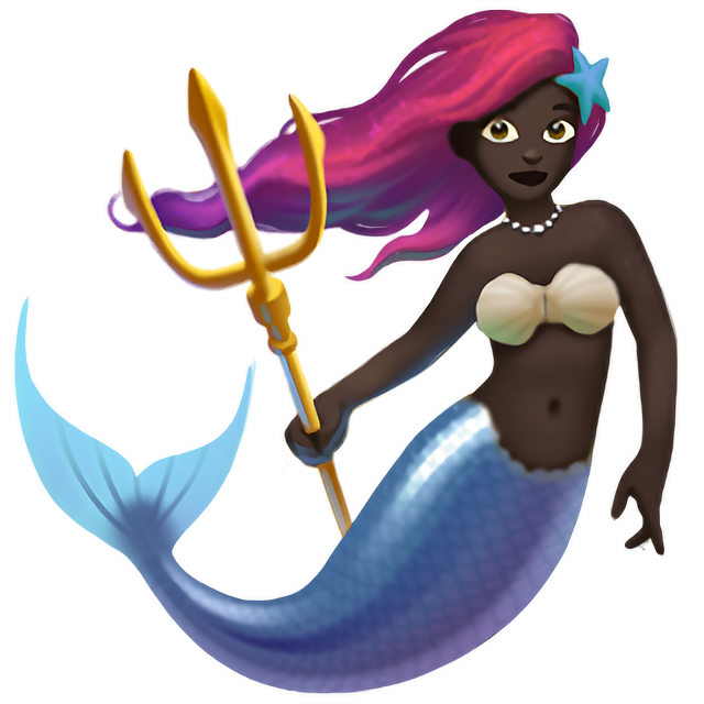 Mermaid: Dark Skin Tone