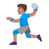 Man Playing Handball: Medium Skin Tone Emoji 🤾🏽‍♂️ image - Microsoft Classic 2D style