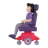 Woman In Motorized Wheelchair: Light Skin Tone