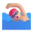 Person Swimming: Medium-Light Skin Tone
