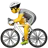 骑自行车的人
