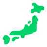 Silhouette du japon Emoji 🗾 image - Microsoft Classic 2D style